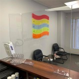 Горячая продажа Защита от распространения капель офисный стол прозрачная акриловая изоляционная доска