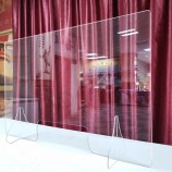 Aangepaste acryl nieswacht isolatiebord voor bureau school tafel bord tegenbarrière
