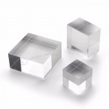 Decoratief gegoten helder polijsten 40 mm 50 mm 60 mm ultradunne 100x100 mm pmma acrylplaat plastic plaat