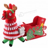 Juguetes rojos de la alpaca de la felpa de la Navidad del nuevo diseño