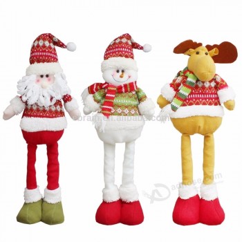 アマゾンバルク卸売フェスティバルプレゼント中国スタンディングドールクリスマスおもちゃ子供のための新しいスタイルのクリスマス人形