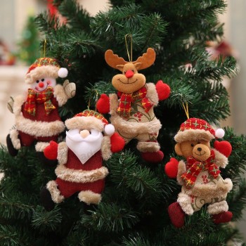 Nouvel An 2021 2020 Cadeaux de Noël Maison Déco Ornements Fournitures de décoration Décoration d’arbre de Noël Poupée elfe suspendue