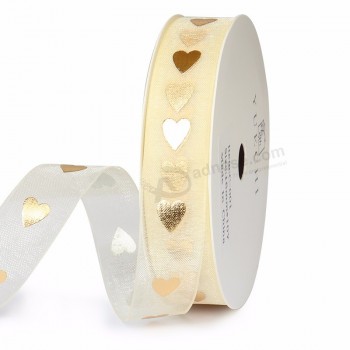 Fil de neige mariage fleur noeud ruban ruban de cheveux intelligent pour les filles