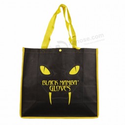 custom logo reusable Eco friendly luxury tote custom promotional shopping grocery biodegradable laminated PP Non woven Bag