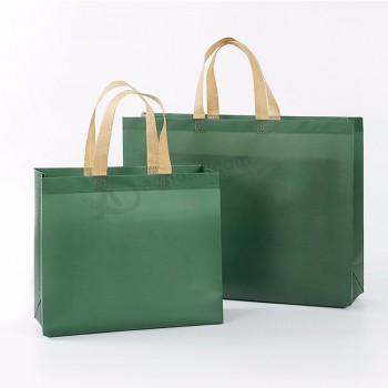 Groothandel hoge kwaliteit op maat gemaakte logo bedrukte kleurrijke tote winkelen non woven tas