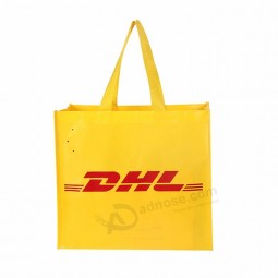 Goedkope prijs Aangepaste Logo eco tas, Bedrukte recyclebare boodschappentas, Shopping Fold Tote PP gelamineerde niet-geweven tas