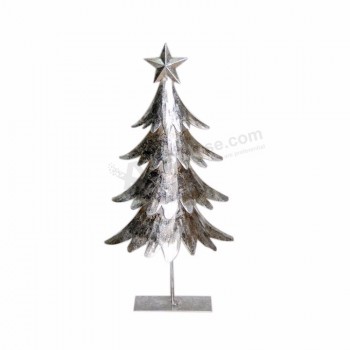 クリスマスの家の装飾のための星が付いているパーソナライズされた金属のクリスマスツリー