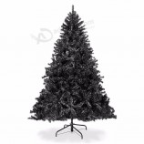 2020 Kerst Buiten Decoratie 6FT Zwarte Kerstboom Kunstmatige Halloween Boom
