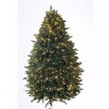 árvore de natal artificial pré-iluminada de abeto de 7,5 pés de luxo para decoração de natal