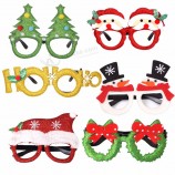 Décorations de Noël adultes enfants jouets Père Noël bonhomme de neige lunettes bois de Noël arbres décorations en verre