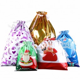 YOEMMAスポット巾着袋セット25個大包装袋ロゴ入り5サイズグッディバッグクリスマスギフト