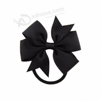 Vente en gros ruban noeud, bandeau d’arc tricoté, arc de bandeau de filles