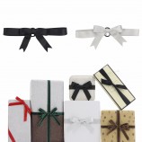 Huihuang Fabbrica Oro Metallico -Edge Personalizzato Regalo di Natale Decorazione Nastro di Raso Fiocchi