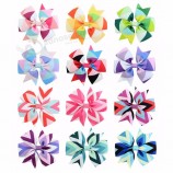 Di buona qualità dolce neonate anatra bill clip di capelli arcobaleno colori capelli fiocco clip