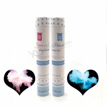 ECO-vriendelijk Gender Reveal Confetti Kanon met Biologisch Afbreekbare Confetti en Poeder voor Baby Shower Party Supplies