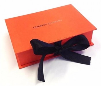 Magnet folding boxes with ribbons luxury gift boxes for gift packaging packaging boxes for clothes