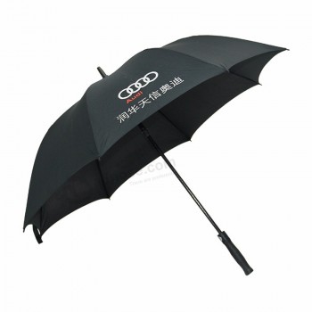 Brand advertising 8-rib golf with durable umbrella stand