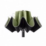 Impression de logo personnalisé 3 plis publicité voyage parapluie pliant pliable