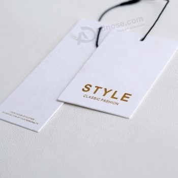 Vendita diretta in fabbrica abbigliamento etichetta vintage swing tag per cartellino