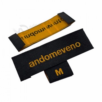 Etichette di abbigliamento di moda personalizzate di tutte le taglie da cucire sulle etichette Etichette delle taglie dell'abbigliamento