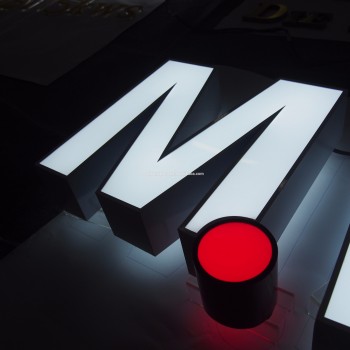 Buiten Grote LED-letters Reclameletters Letras Grandes Buchstaben 3D Kanaalletter
