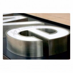 Lettera luminosa 3d pubblicità scanalata led lettera luce scatola luminosa 3d scritte acriliche