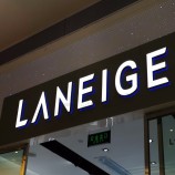 Fabriek goedkope prijs 3d frontverlichte kanaalletter led signage winkel logo met bord buiten led bord