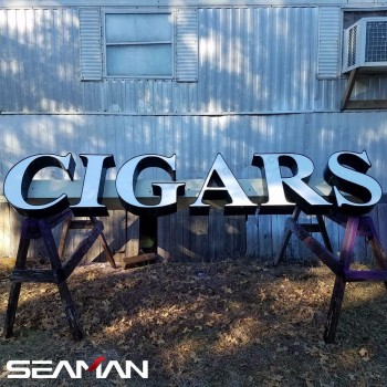 Panneau de lettre de canal rétroéclairé 3D publicitaire