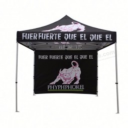 Tienda de campaña al aire libre personalizada de promoción de 3x3 m, tienda plegable de aluminio, tienda emergente