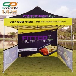 2020 SongPin Foldable Tent Gazebo Canopy 10x10 Ft Pop Up Trade Show Advertising Customize Outdoor Folding Tents