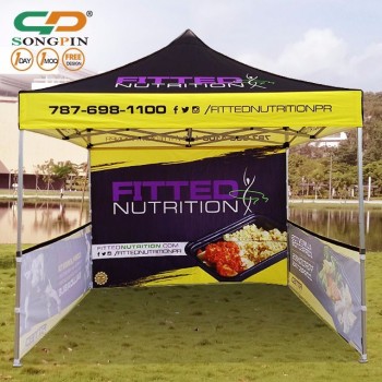 2020 SongPin Tenda pieghevole Gazebo baldacchino 10x10 Ft Pop Up Trade Show Pubblicità Personalizza tende pieghevoli all'aperto