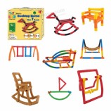 133pcs Extérieur Intérieur Enfants Eco Friendly Bébé Créatif Rocking Horse Blocs Jouets de Construction