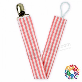 Ultime strisce di design stampate in metallo clip porta ciuccio clip clip per ciuccio da 11 pollici