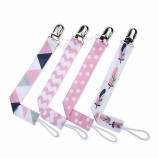 Babyvoeding fopspeenclip lint en metalen fopspeenhouder