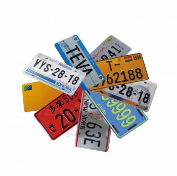 Plaques d’immatriculation de voiture d’appel d’offres du gouvernement, plaques d’immatriculation de voiture en aluminium