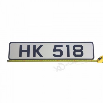 Reflective License Plate Production Waterproof Hide Car Number Plate