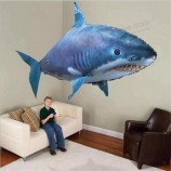Modèle de dessin animé de poisson de requin gonflable personnalisé
