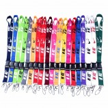 Cordones de poliéster de marca con logotipo de serigrafía personalizada de alta calidad Breakaway para teléfono móvil