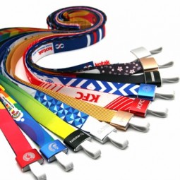 Digital Printed Lanyard with Steel Hook with