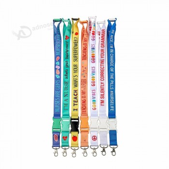 Personalizzato Logo Neck Strap Cordino per cellulare per chiavi