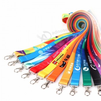Cordini originali di fabbrica con logo personalizzato Stampato in poliestere ID badge Collo cordino personalizzato