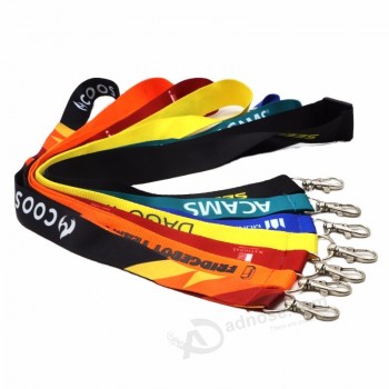 Bulk economici cordini stampati ID cordino con logo personalizzato cordini produttori