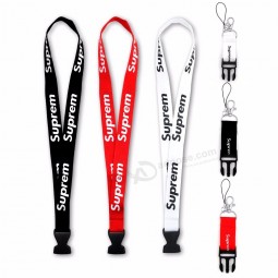 Herramienta de sublimación de poliéster cordón de llavero de cordón personalizado, cordón de logotipo personalizado de China al por mayor