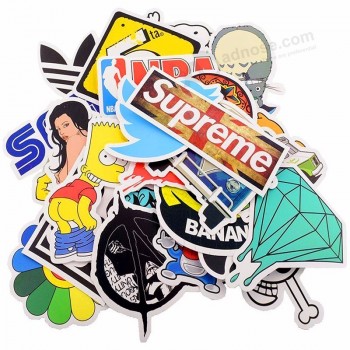 Weerbestendige UV-bestendigheid Aangepaste Outdoor Vinyl Die Cut Logo Decal PVC Bumper Auto Sticker