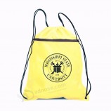 Mode Custom Outdoor Bags Sport Drawstring Rugzak met Voorvak
