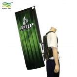 Feather Teardrop Rectangle Backpack Banner