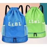 Bolsa de deporte y fitness Mochila con cordón Mochila sencilla y ligera Mochila unisex portátil de ocio con cordón para viajar al aire libre