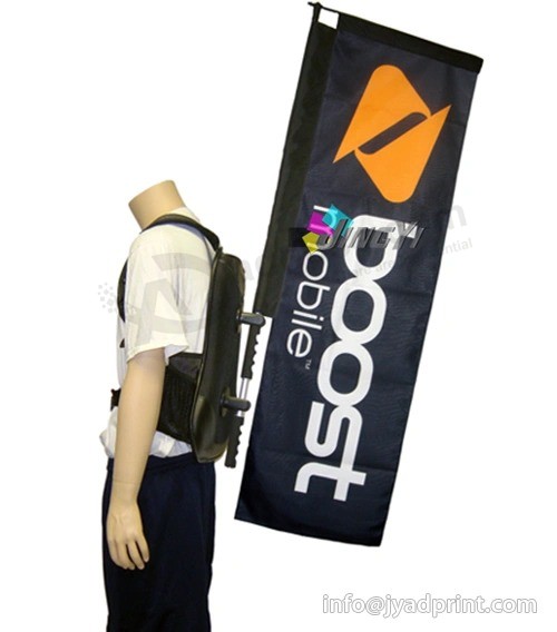 Custom Outdoor Double side Digital Print Walking Advertising Backpack