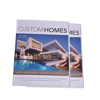 Personalizzato Rilegatura Perfetta Stampa Rivista Economica Stampa Brochure