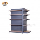 Fabriek Groothandel Nieuw Design Hout en Acryl Winkel Display Rek Supermarkt Planken Verstelbare Opslag Display Stand